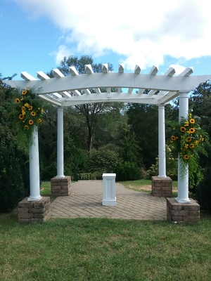 Outside wedding Arch 