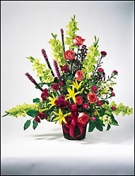 Fresh sympathy Floral Urn Arrangement